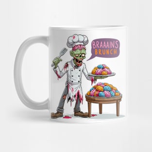 Chef zombie - Braaains Brunch Mug